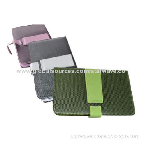 Leather Tablet PC Case, Water- and Dust-resistant Design